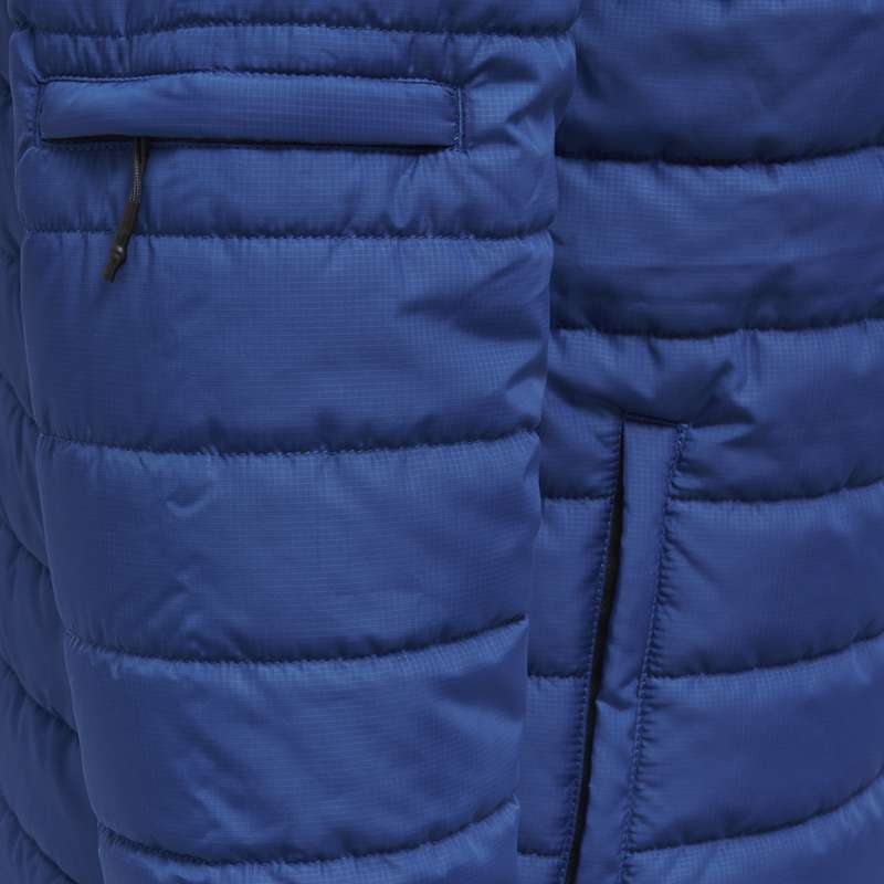 Hummel North Quilted Hood Jassen Heren Blauw | 093608-339