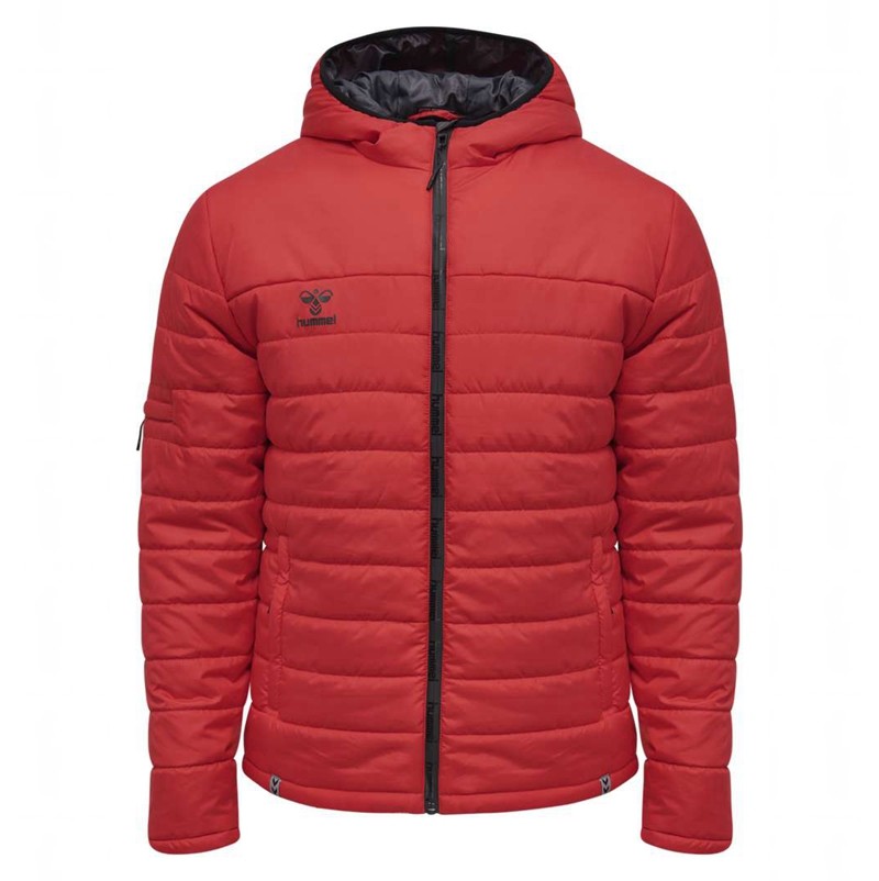 Hummel North Quilted Hood Jassen Heren Rood | 415533-589