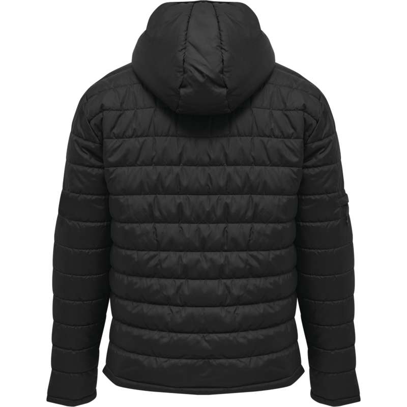 Hummel North Quilted Hood Jassen Heren Zwart | 143599-773