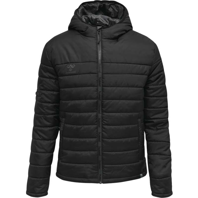Hummel North Quilted Hood Jassen Heren Zwart | 143599-773