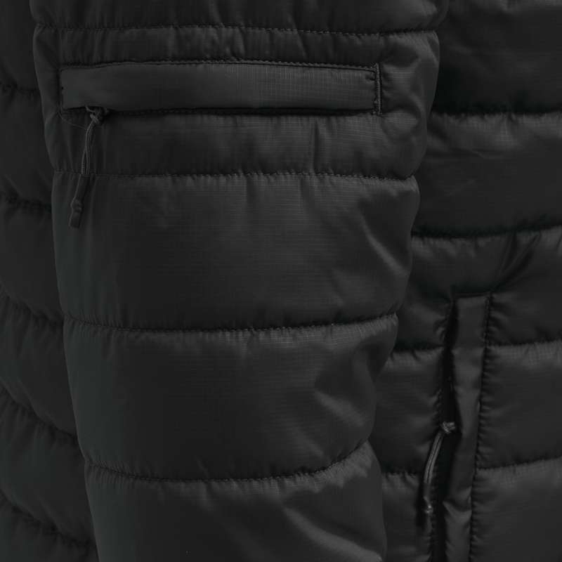 Hummel North Quilted Hood Jassen Heren Zwart | 143599-773