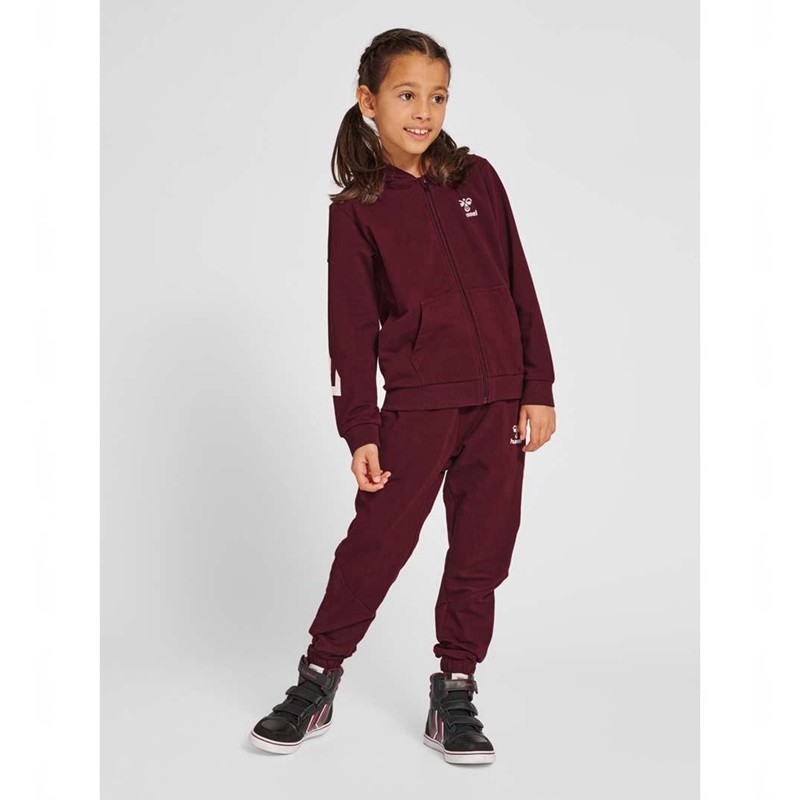 Hummel Nuette Broek Kinderen Bordeaux | 050481-758