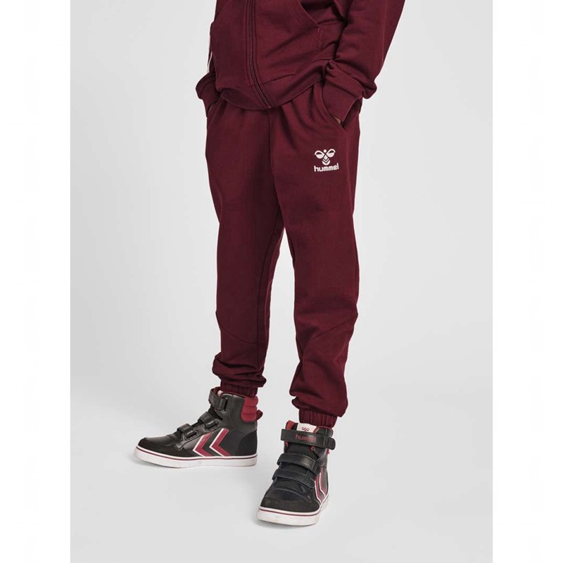 Hummel Nuette Broek Kinderen Bordeaux | 050481-758