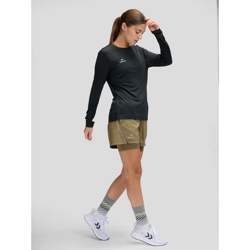 Hummel Nwlbeat L/S W Tanktop Dames Zwart | 394048-583
