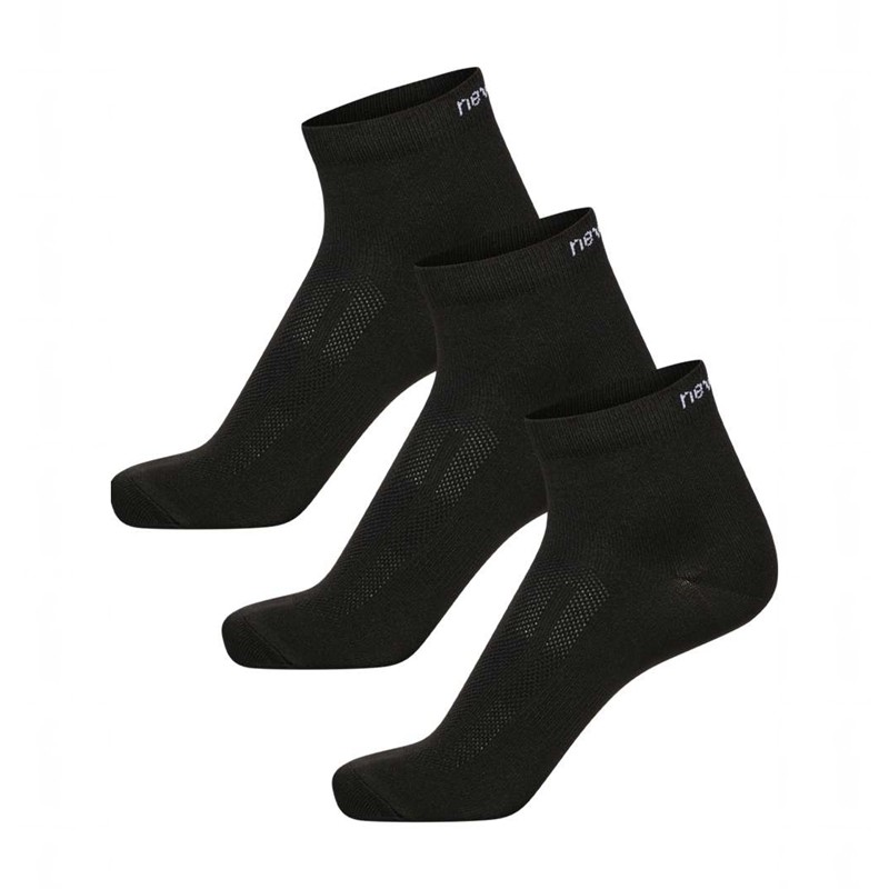 Hummel Nwldo Functional Ankles 3-pack Sokken Heren Zwart | 375932-966