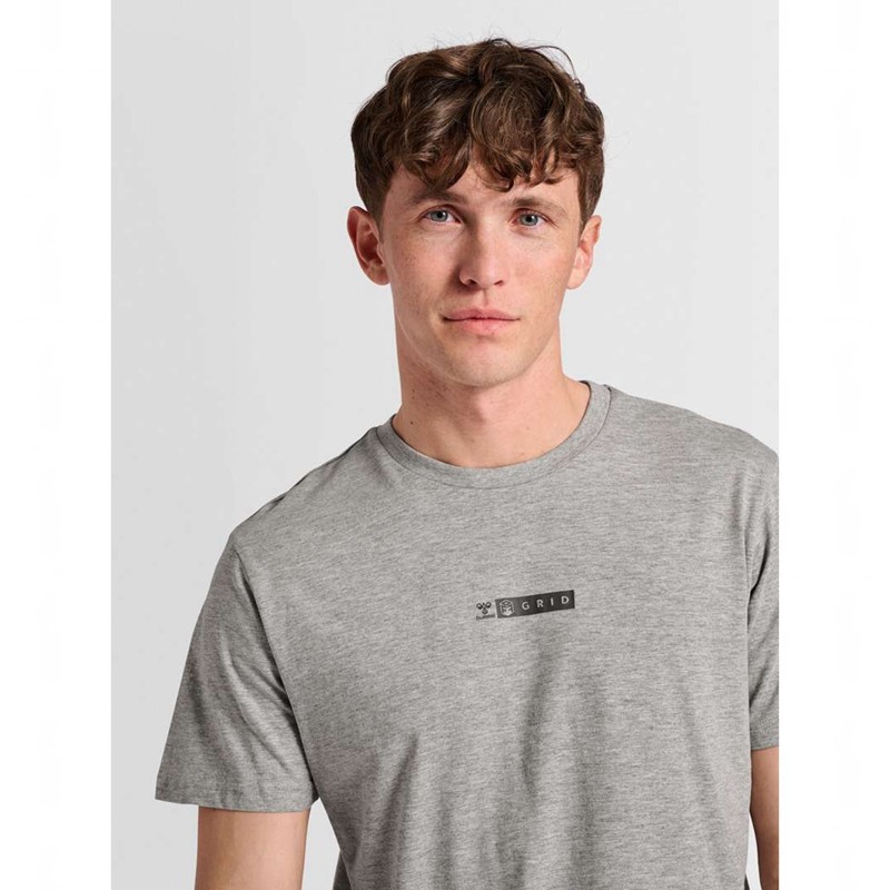 Hummel Offgrid S/S T-shirts Heren Grijs | 805377-232