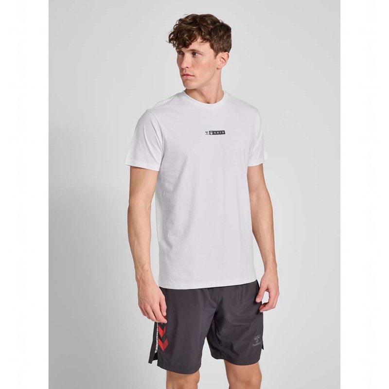 Hummel Offgrid S/S T-shirts Heren Wit | 962715-795