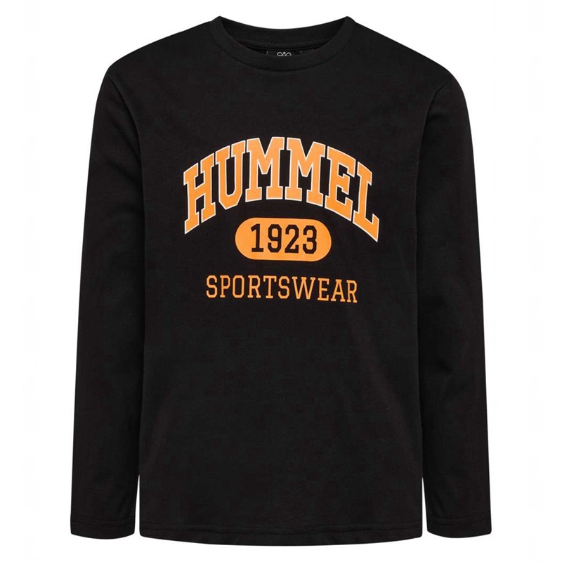 Hummel Olde L/S T-shirts Kinderen Zwart | 544335-692