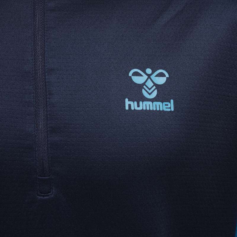 Hummel Ongrid 1/2 Zip Poly Sweat Sweatshirts Heren Donkerblauw | 074333-723