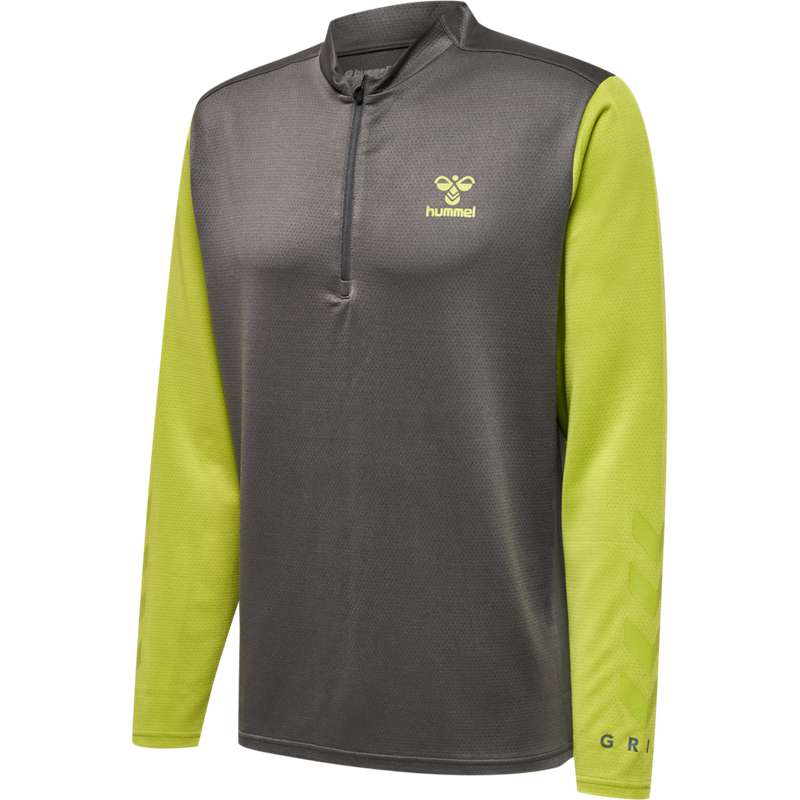 Hummel Ongrid 1/2 Zip Poly Sweat Sweatshirts Heren Grijs | 293697-689