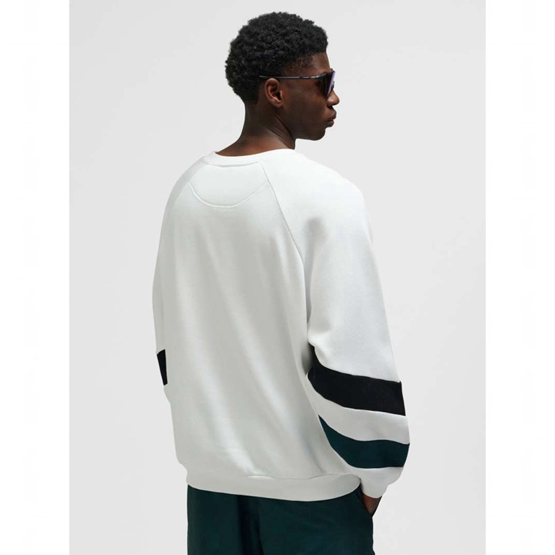 Hummel Oversized Crew Sportswear Sweatshirts Heren Wit | 719942-680