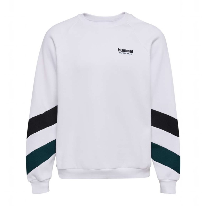 Hummel Oversized Crew Sportswear Sweatshirts Heren Wit | 719942-680