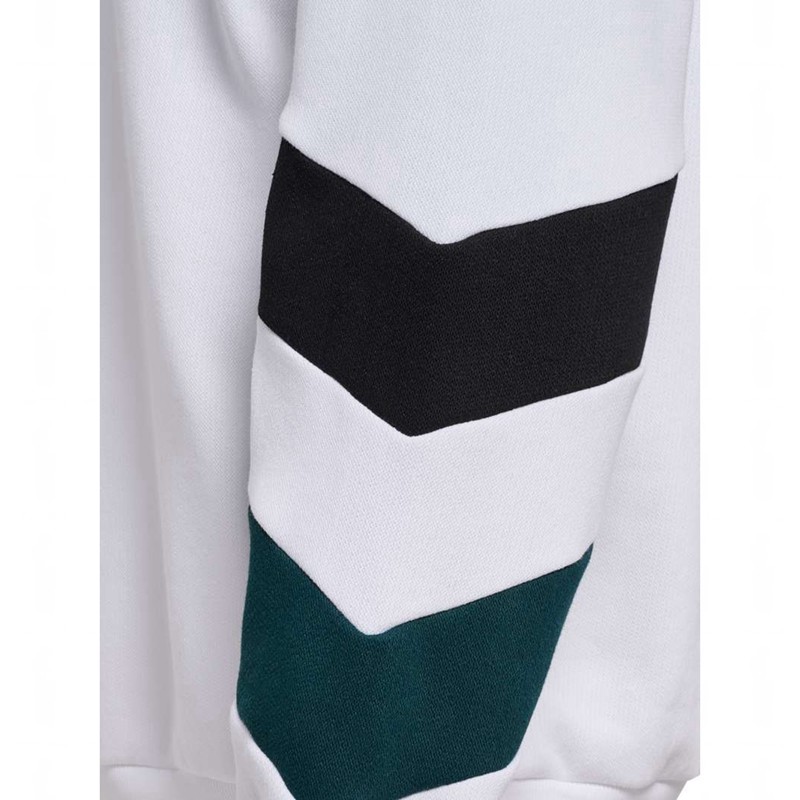 Hummel Oversized Crew Sportswear Sweatshirts Heren Wit | 719942-680
