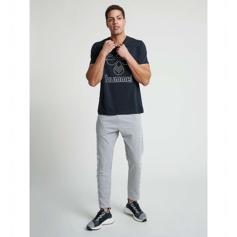 Hummel Peter S/S T-shirts Heren Zwart | 618425-531