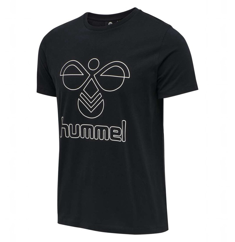 Hummel Peter S/S T-shirts Heren Zwart | 618425-531