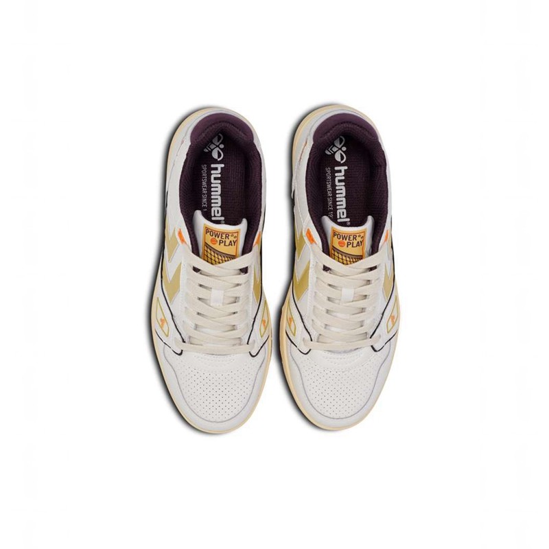 Hummel Power Play Lx-e Ap2 Sneakers Heren Wit | 366438-121