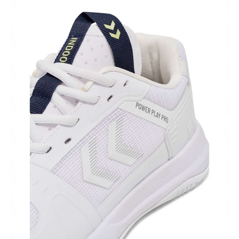 Hummel Power Play Pro Indoorschoenen Heren Wit | 003482-529