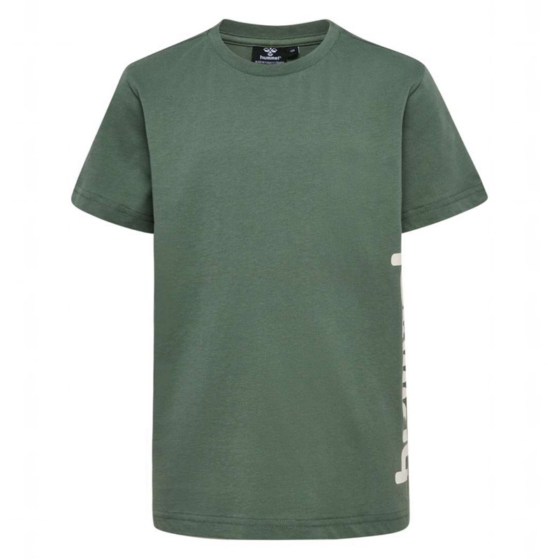 Hummel Print S/S Jassen Kinderen Groen | 194696-458
