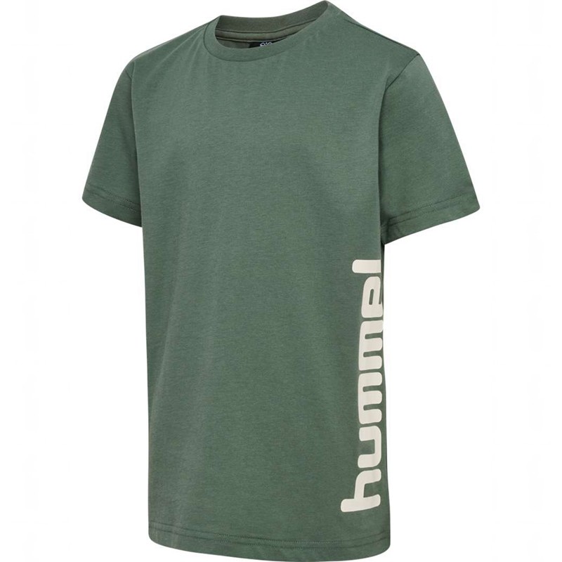Hummel Print S/S Jassen Kinderen Groen | 194696-458