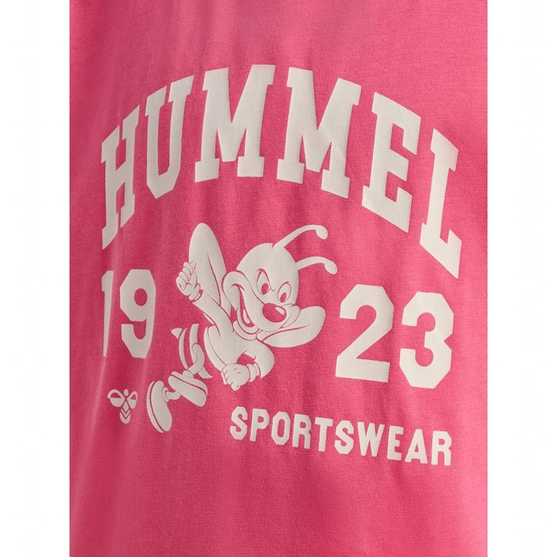 Hummel Print S/S T-shirts Kinderen Roze | 975822-663