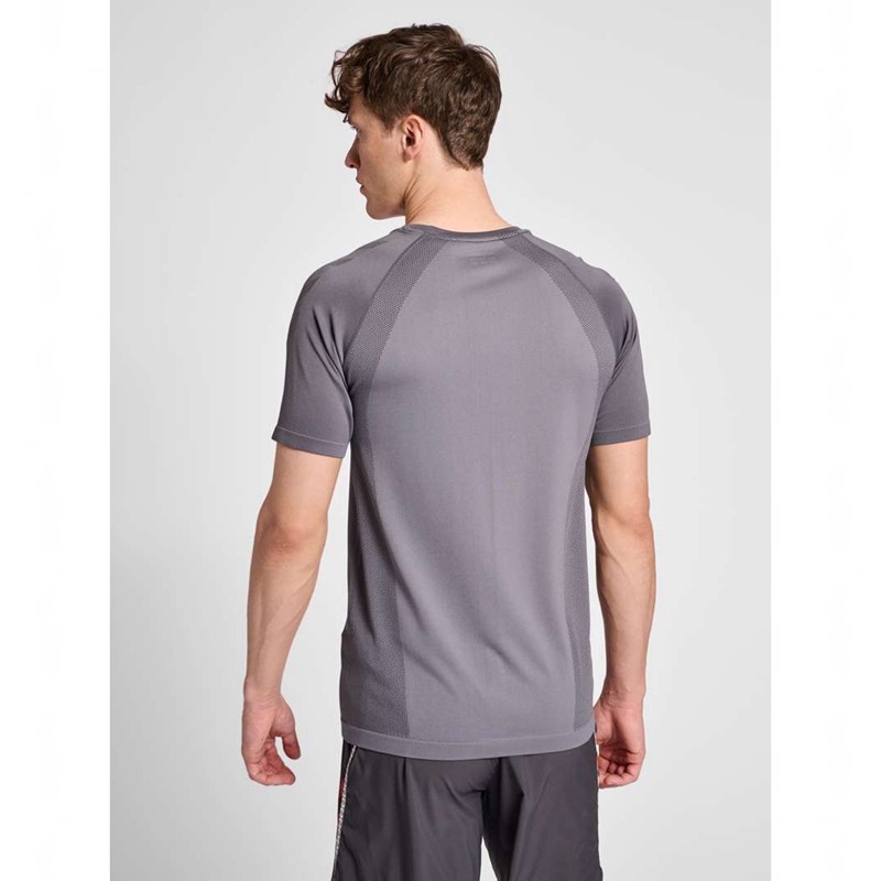Hummel Pro Grid Seamless S/S Basislaag Heren Grijs | 624859-867
