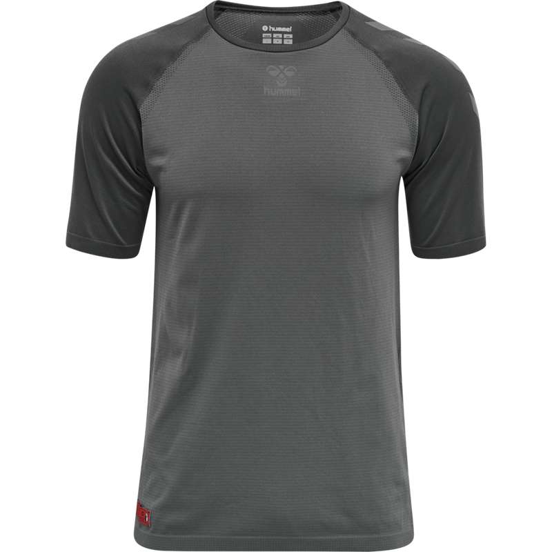 Hummel Pro Grid Seamless S/S Basislaag Heren Grijs | 624859-867