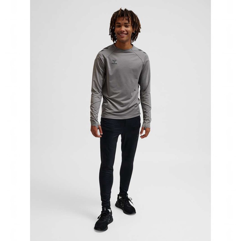 Hummel Pro Training Crew Sweat Sweatshirts Heren Grijs | 981910-721