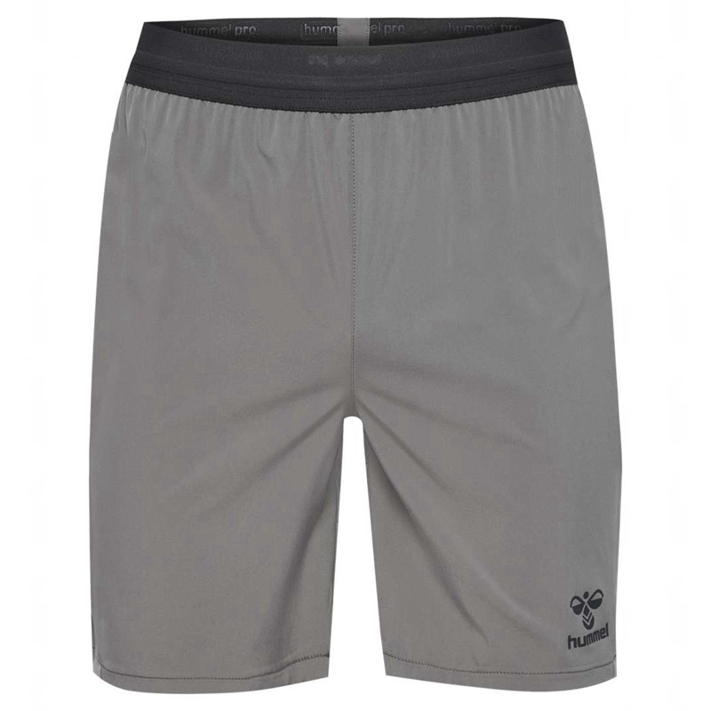 Hummel Pro Training Korte Broek Heren Grijs | 769698-261