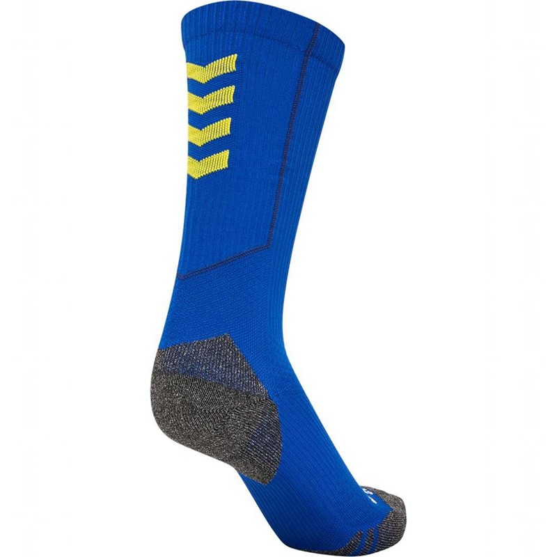 Hummel Pro Trainings High Sokken Heren Blauw | 589079-020