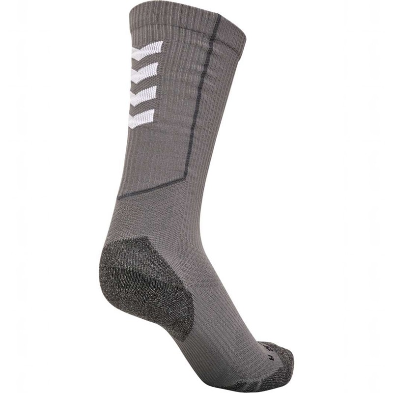 Hummel Pro Trainings High Sokken Heren Grijs | 826303-223