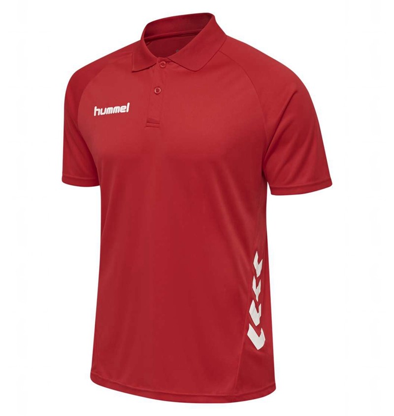 Hummel Promo Poloshirt Heren Rood | 157280-353