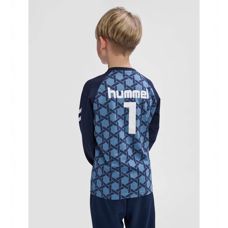 Hummel Ps L/S T-shirts Kinderen Blauw | 407141-474
