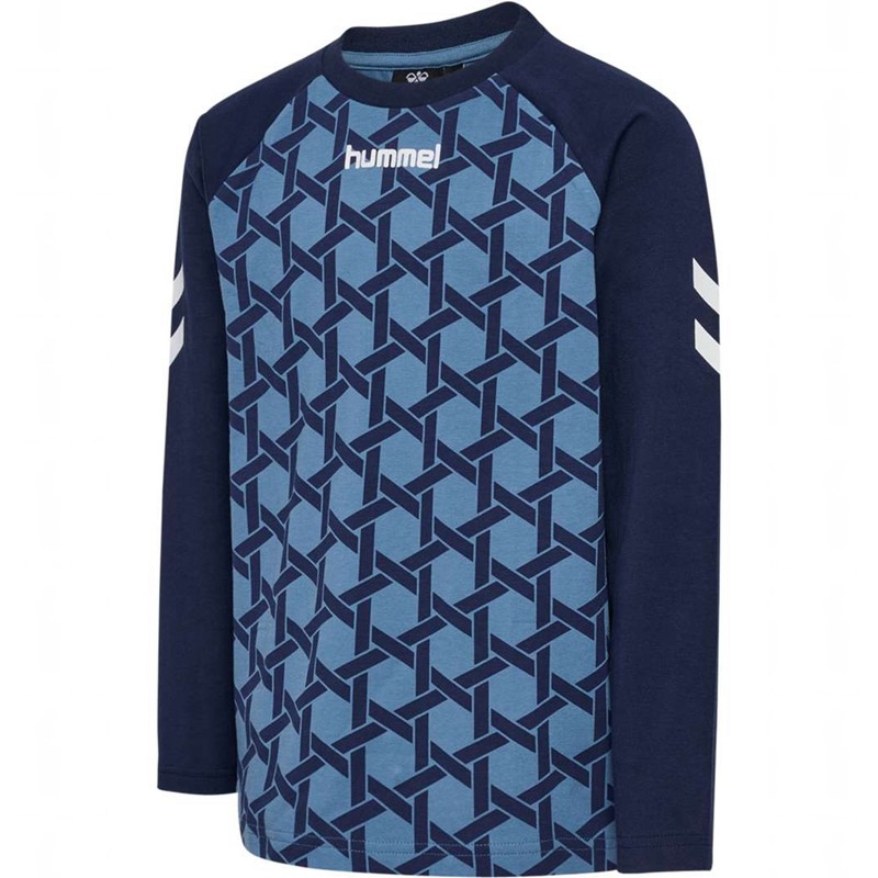 Hummel Ps L/S T-shirts Kinderen Blauw | 407141-474