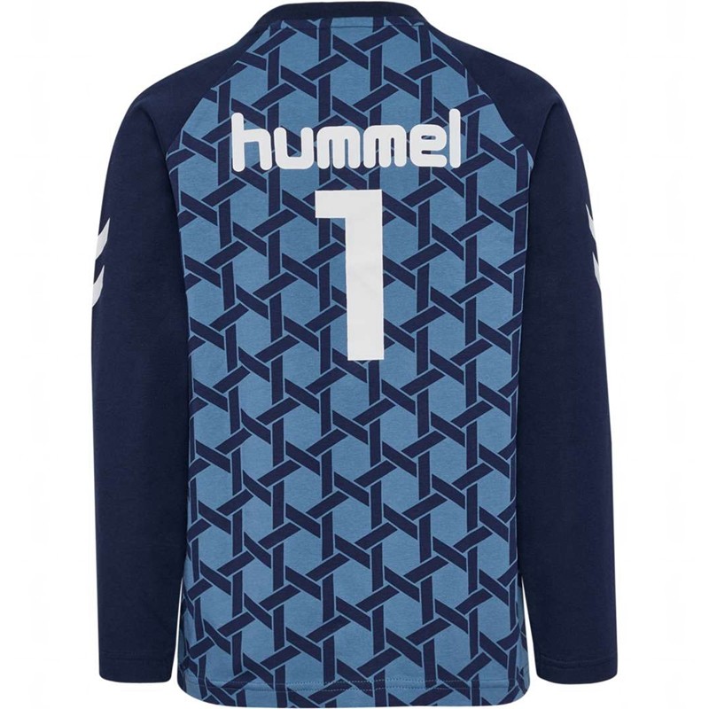 Hummel Ps L/S T-shirts Kinderen Blauw | 407141-474