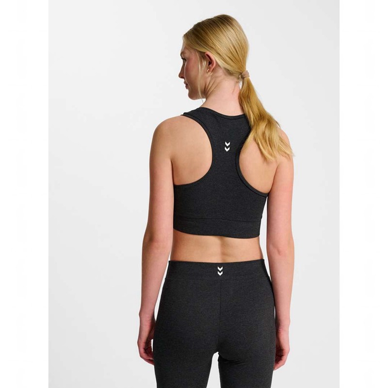 Hummel Pulse Logo Light Support Sokken Dames Zwart | 013394-082