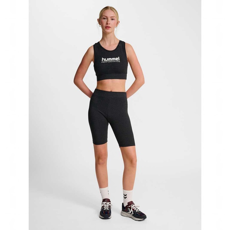 Hummel Pulse Logo Light Support Sokken Dames Zwart | 013394-082