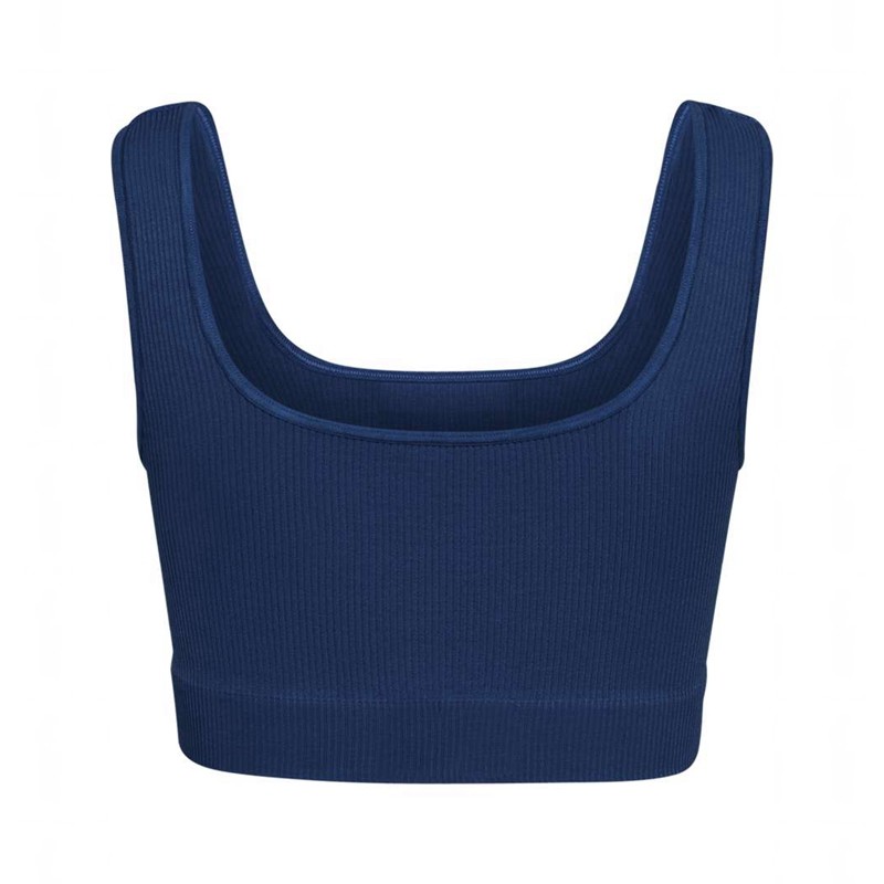 Hummel Pulse Seamless Rib Sport BH Dames Donkerblauw | 831266-336
