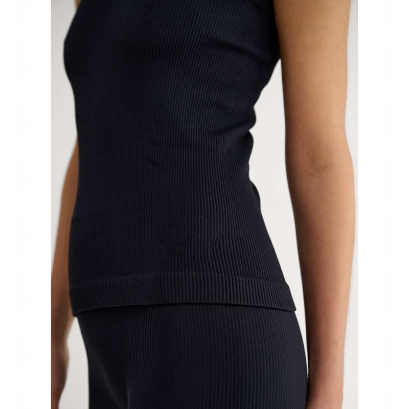 Hummel Pulse Seamless Rib W Hoodie Dames Zwart | 701528-590