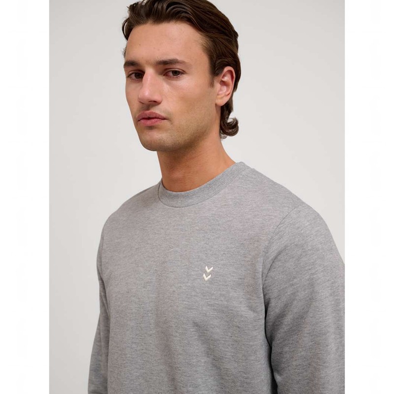 Hummel Pulse Sweat Crewneck Sweatshirts Heren Grijs | 295386-009