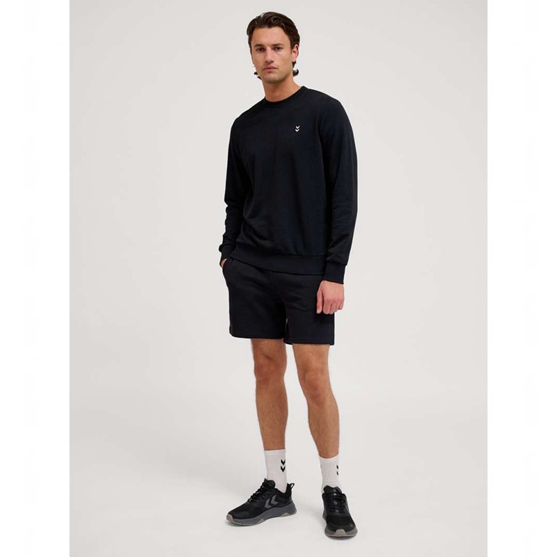 Hummel Pulse Sweat Crewneck Sweatshirts Heren Zwart | 784169-305