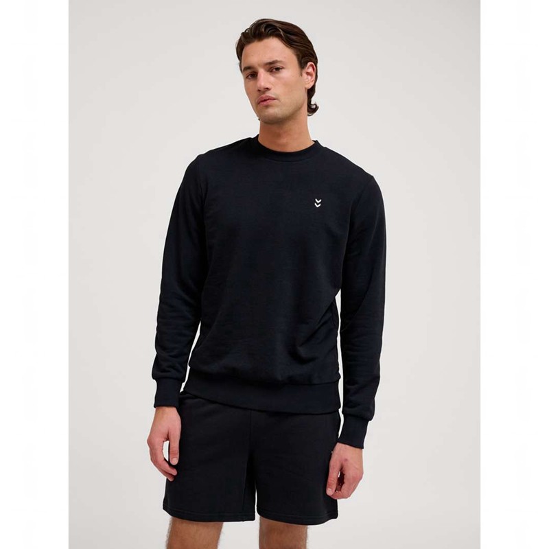 Hummel Pulse Sweat Crewneck Sweatshirts Heren Zwart | 784169-305