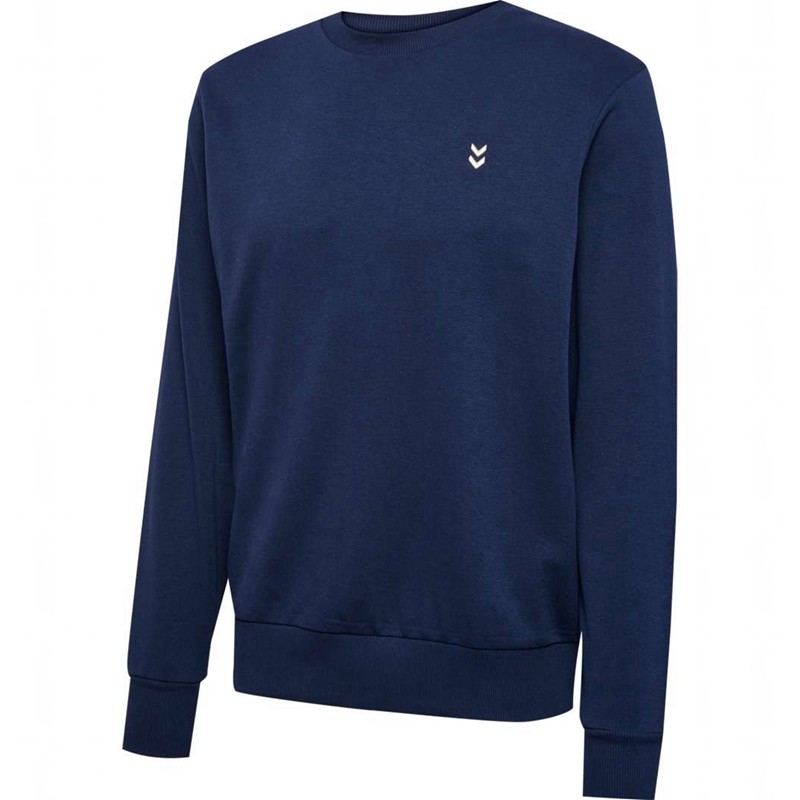 Hummel Pulse Sweat Crewneck Sweatshirts Heren Donkerblauw | 931604-148
