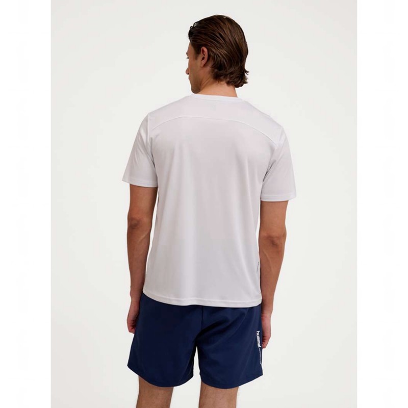 Hummel Pulse Training S/S T-shirts Heren Wit | 096029-168