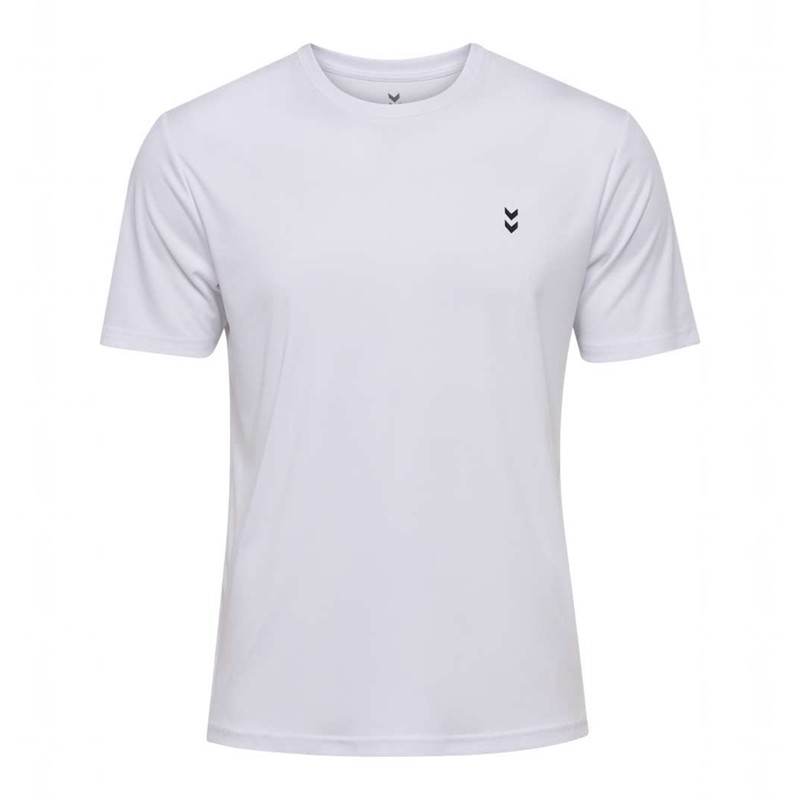 Hummel Pulse Training S/S T-shirts Heren Wit | 096029-168
