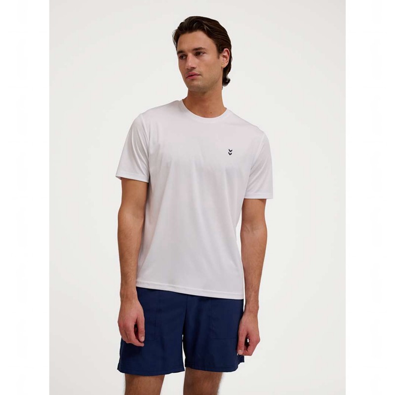 Hummel Pulse Training S/S T-shirts Heren Wit | 096029-168