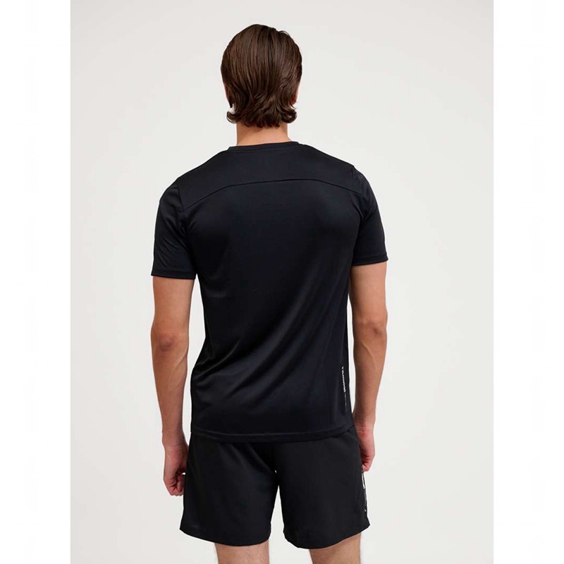Hummel Pulse Training S/S T-shirts Heren Zwart | 022965-496