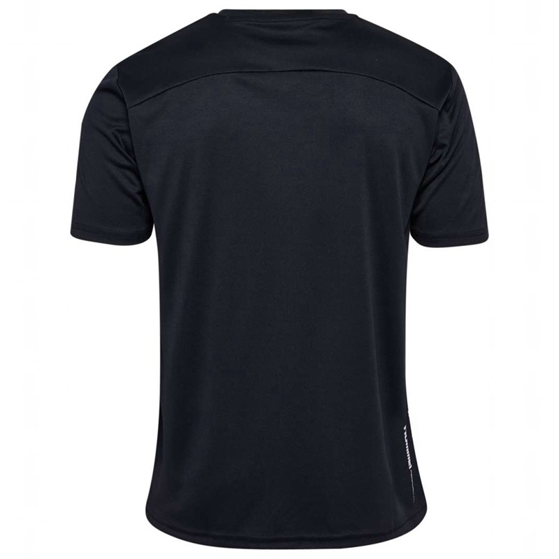 Hummel Pulse Training S/S T-shirts Heren Zwart | 022965-496