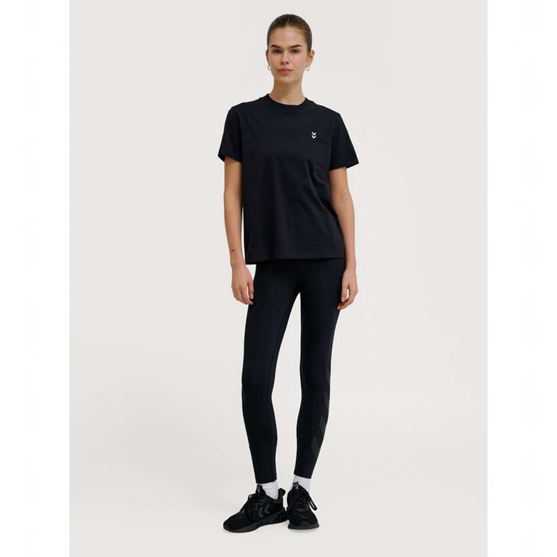 Hummel Pulse W T-shirts Dames Zwart | 070969-343