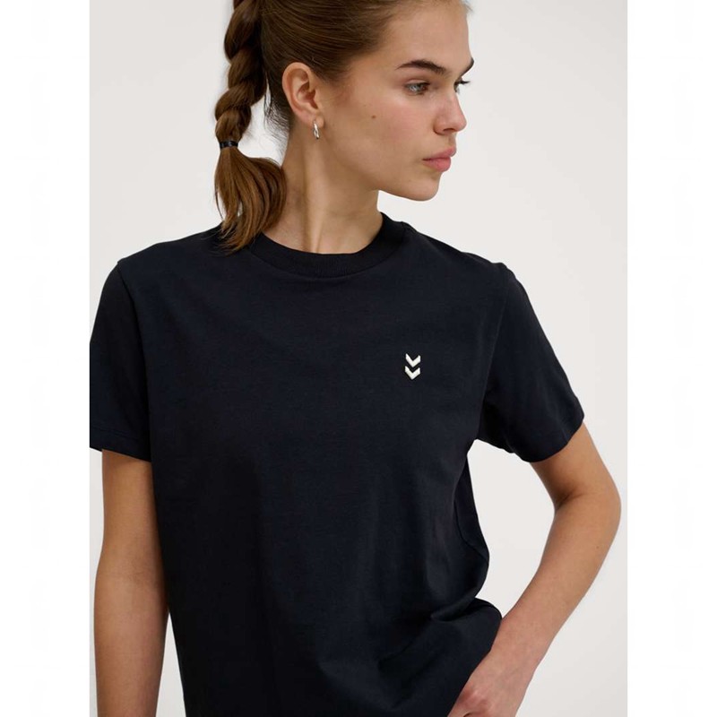 Hummel Pulse W T-shirts Dames Zwart | 070969-343