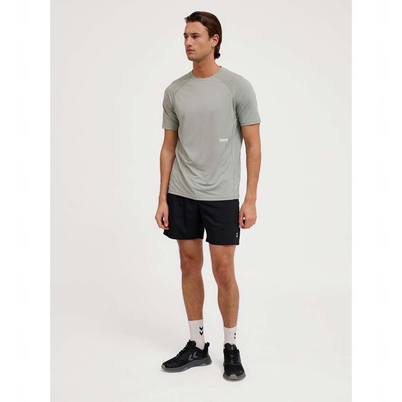Hummel Pulse Workout S/S T-shirts Heren Grijs | 369260-401